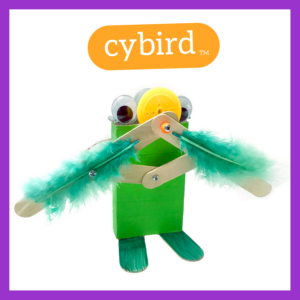 Photograph of a Cybird robot