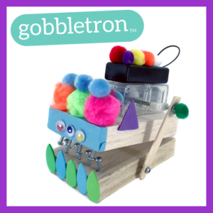 Photograph of a Gobbletron robot