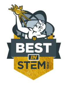 Best in STEM award symbol from STEM.org